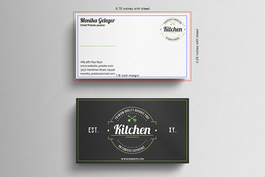 Standard Business Card Size In Cm Best Images Limegroup
